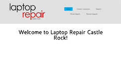 Desktop Screenshot of laptoprepaircastlerock.com