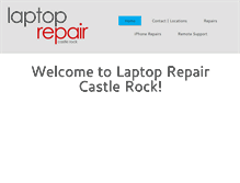 Tablet Screenshot of laptoprepaircastlerock.com